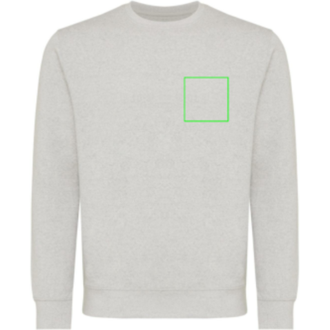 IQONIQ Etosha Lightweight Sweater aus recycelter Baumwolle light heather grey bedrucken, Art.-Nr. T9303.032.XXL IQONIQ Etosha Lightweight Sweater aus recycelter Baumwolle light heather grey bedrucken, Art.-Nr. T9303.032.XXL
