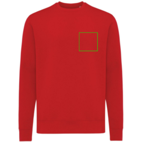 IQONIQ Etosha Lightweight Sweater aus recycelter Baumwolle rot bedrucken, Art.-Nr. T9303.029.XXXL IQONIQ Etosha Lightweight Sweater aus recycelter Baumwolle rot bedrucken, Art.-Nr. T9303.029.XXXL
