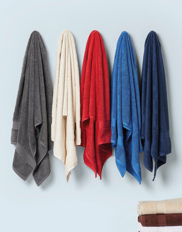 SG ACCESSORIES - TOWELS Seine Beach Towel LUXE, Sand, 100x150 bedrucken, Art.-Nr. 006647411