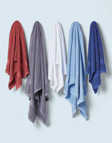SG ACCESSORIES - TOWELS Tiber Hand Towel 50x100cm, Monaco Blue, One Size bedrucken, Art.-Nr. 007643050