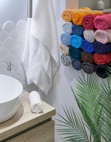 SG ACCESSORIES - TOWELS Rhine Guest Towel COMFORT, White, One Size bedrucken, Art.-Nr. 009640000