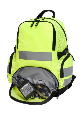 Shugon London Hi-Vis Backpack, Hi-Vis Orange, One Size bedrucken, Art.-Nr. 010384050