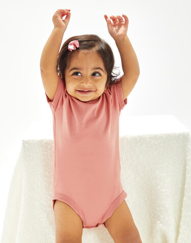 BabyBugz Baby Bodysuit, White, 12-18 bedrucken, Art.-Nr. 010470004