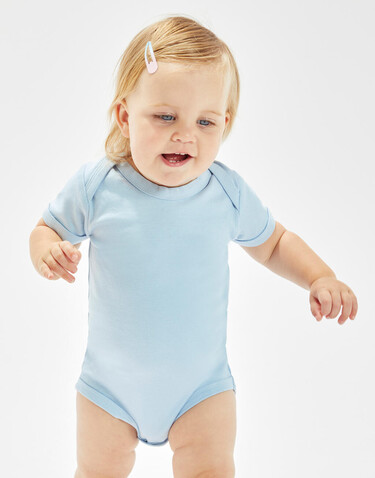 BabyBugz Baby Bodysuit, Surf Blue Organic, 12-18 bedrucken, Art.-Nr. 010473314