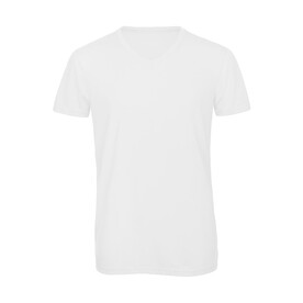 B & C V Triblend/men T-Shirt, White, S bedrucken, Art.-Nr. 011420003 B & C V Triblend/men T-Shirt, White, S bedrucken, Art.-Nr. 011420003