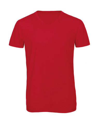 B &amp; C V Triblend/men T-Shirt, Red, 2XL bedrucken, Art.-Nr. 011424007
