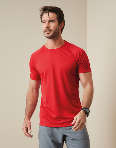 Stedman Active 140 Raglan Men, White, M bedrucken, Art.-Nr. 012050004
