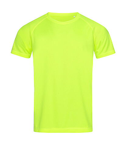 Stedman Active 140 Raglan Men, Cyber Yellow, 2XL bedrucken, Art.-Nr. 012056067
