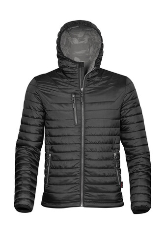 StormTech Gravity Thermal Jacket, Black/Charcoal, L bedrucken, Art.-Nr. 012181655