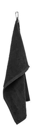 SG ACCESSORIES - TOWELS Thames Golf Towel 30x50 cm, Black, One Size bedrucken, Art.-Nr. 012641010