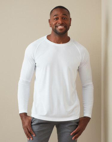 Stedman Active 140 LS Men, White, S bedrucken, Art.-Nr. 013050003