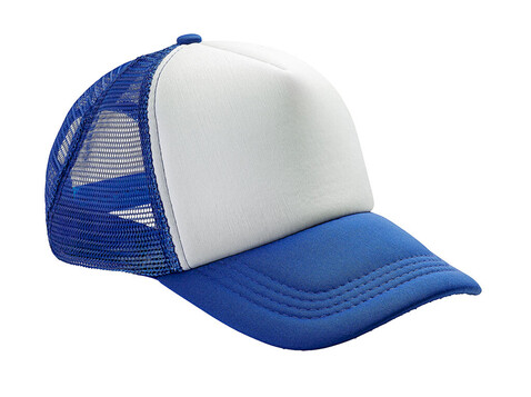 Result Caps Detroit ½ Mesh Truckers Cap, Black/White, One Size bedrucken, Art.-Nr. 013341500