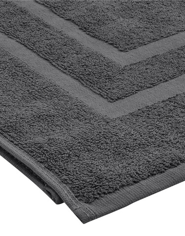 SG ACCESSORIES - TOWELS Tiber Bath Mat 50x70 cm, Steel Grey, One Size bedrucken, Art.-Nr. 014641110