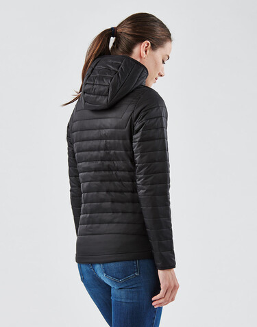 StormTech Women`s Gravity Thermal Jacket, Black/True Red, XS bedrucken, Art.-Nr. 015181632