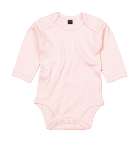 BabyBugz Baby long Sleeve Bodysuit, Powder Pink, 3-6 bedrucken, Art.-Nr. 015474172