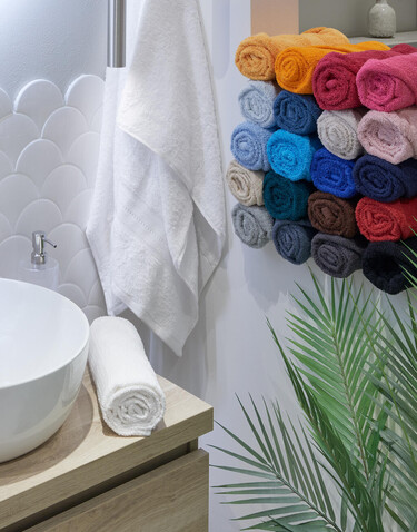 SG ACCESSORIES - TOWELS Rhine Hand Towel COMFORT, White, One Size bedrucken, Art.-Nr. 015640000