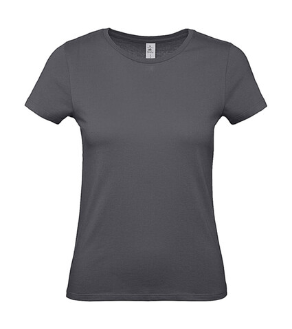 B &amp; C #E150 /women T-Shirt, Dark Grey, M bedrucken, Art.-Nr. 016421284