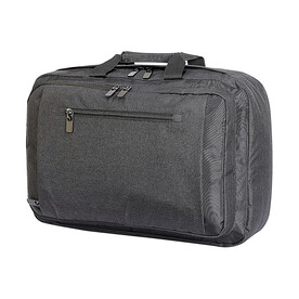 Shugon Bordeaux Hybrid Laptop Briefcase, Charcoal Melange/Black, One Size bedrucken, Art.-Nr. 017381610 Shugon Bordeaux Hybrid Laptop Briefcase, Charcoal Melange/Black, One Size bedrucken, Art.-Nr. 017381610