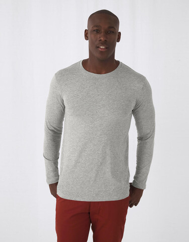B &amp; C Inspire LSL T /men, Fire Red, 2XL bedrucken, Art.-Nr. 017424077