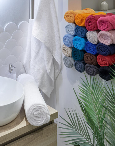 SG ACCESSORIES - TOWELS Rhine Beach Towel COMFORT, White, 100x180 bedrucken, Art.-Nr. 017640000