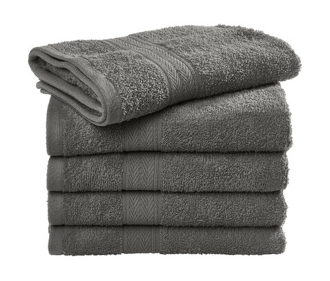 SG ACCESSORIES - TOWELS Rhine Beach Towel COMFORT, Grey, 100x150 bedrucken, Art.-Nr. 017641211