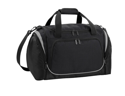 Quadra Pro Team Locker Bag, Black/Grey, One Size bedrucken, Art.-Nr. 018301580