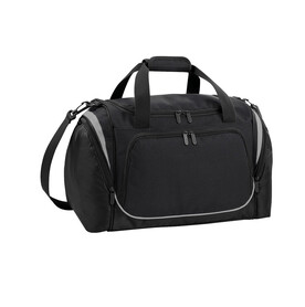 Quadra Pro Team Locker Bag, Black/Grey, One Size bedrucken, Art.-Nr. 018301580