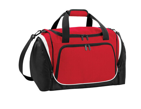 Quadra Pro Team Locker Bag, Classic Red/Black/White, One Size bedrucken, Art.-Nr. 018304860