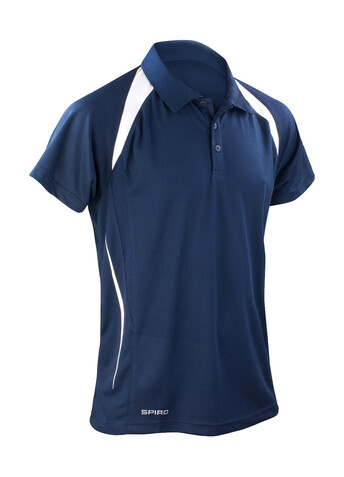 Result Spiro Team Spirit Polo, Navy/White, 2XL bedrucken, Art.-Nr. 018332527