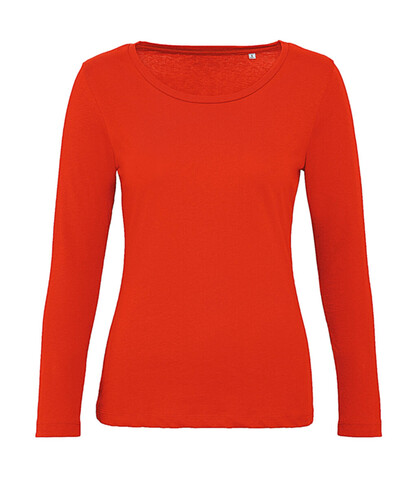 B &amp; C Inspire LSL T /women, Fire Red, XS bedrucken, Art.-Nr. 018424072