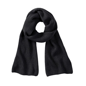 Beechfield Metro Knitted Scarf, Black, One Size bedrucken, Art.-Nr. 018691010 Beechfield Metro Knitted Scarf, Black, One Size bedrucken, Art.-Nr. 018691010