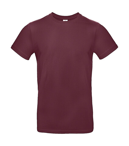 B &amp; C #E190 T-Shirt, Burgundy, 3XL bedrucken, Art.-Nr. 019424486