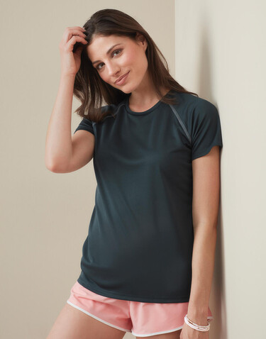 Stedman Active 140 Team Raglan Women, Silver Grey, S bedrucken, Art.-Nr. 021057133