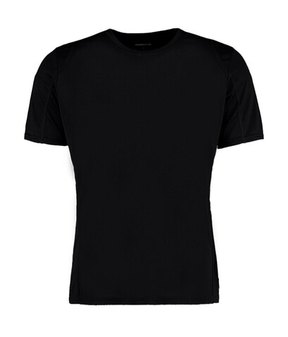 Kustom Kit Regular Fit Cooltex® Contrast Tee, Black/Black, M bedrucken, Art.-Nr. 021111524