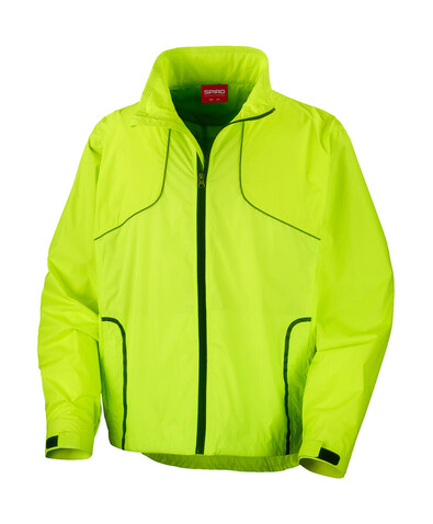 Result Spiro Cycling Jacket, Neon Lime, S bedrucken, Art.-Nr. 021335223