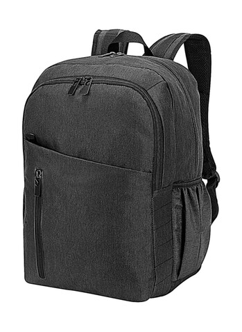Shugon Birmingham Capacity 30L Backpack, Black Melange, One Size bedrucken, Art.-Nr. 022381060