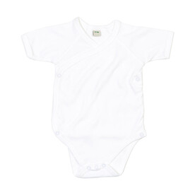 BabyBugz Baby Kimono Bodysuit, White, 0-3 bedrucken, Art.-Nr. 023470001 BabyBugz Baby Kimono Bodysuit, White, 0-3 bedrucken, Art.-Nr. 023470001