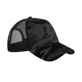 Beechfield Camo Snapback Trucker, Midnight Camo, One Size bedrucken, Art.-Nr. 023692850 Beechfield Camo Snapback Trucker, Midnight Camo, One Size bedrucken, Art.-Nr. 023692850
