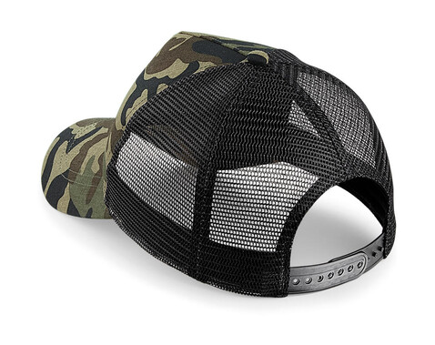 Beechfield Camo Snapback Trucker, Midnight Camo, One Size bedrucken, Art.-Nr. 023692850
