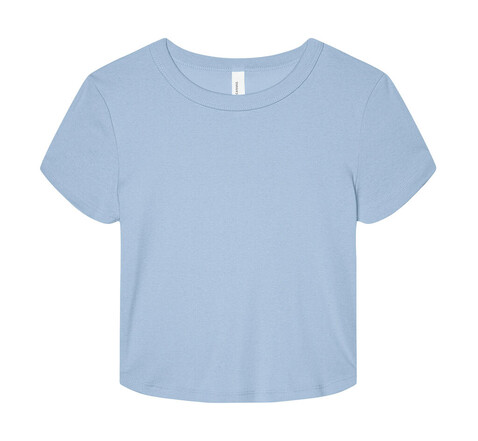 Bella Women`s Micro Rib Baby Tee, Solid Baby Blue Blend, 2XL bedrucken, Art.-Nr. 024063347 Bella Women`s Micro Rib Baby Tee, Solid Baby Blue Blend, 2XL bedrucken, Art.-Nr. 024063347