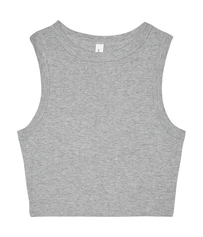 Bella Women`s Micro Rib Muscle Crop Tank, Athletic Heather, 2XL bedrucken, Art.-Nr. 026061237 Bella Women`s Micro Rib Muscle Crop Tank, Athletic Heather, 2XL bedrucken, Art.-Nr. 026061237
