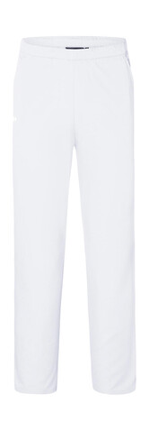 Karlowsky Slip-on Trousers Essential, White, L bedrucken, Art.-Nr. 026670005