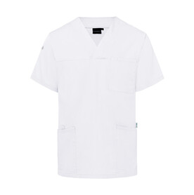 Karlowsky Men`s Slip-on Tunic Essential Short Sl., White, 5XL bedrucken, Art.-Nr. 028670002
