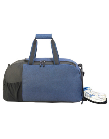 Shugon Marathon Sport Bag, Grey Melange/Black, One Size bedrucken, Art.-Nr. 029381550