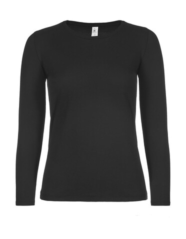 B & C #E150 LSL /women, Black, XL bedrucken, Art.-Nr. 029421016 B & C #E150 LSL /women, Black, XL bedrucken, Art.-Nr. 029421016