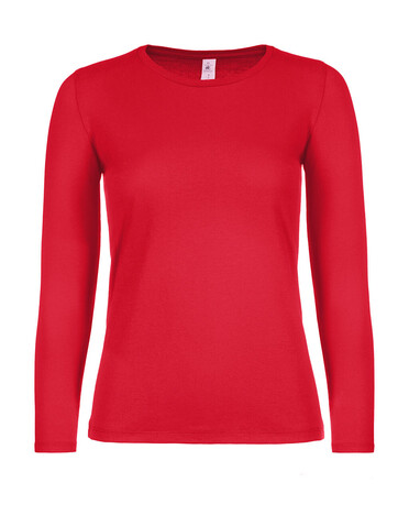 B &amp; C #E150 LSL /women, Red, XS bedrucken, Art.-Nr. 029424002