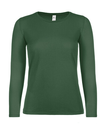 B &amp; C #E150 LSL /women, Bottle Green, S bedrucken, Art.-Nr. 029425403