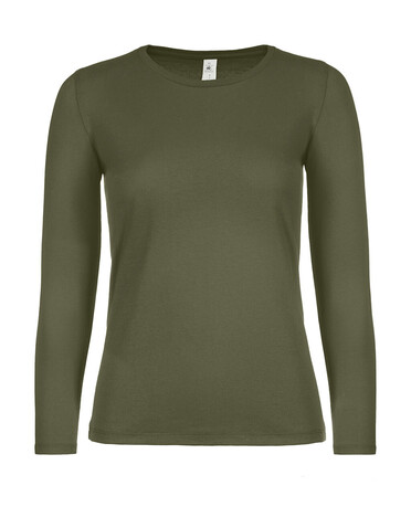 B &amp; C #E150 LSL /women, Urban Khaki, XS bedrucken, Art.-Nr. 029427362
