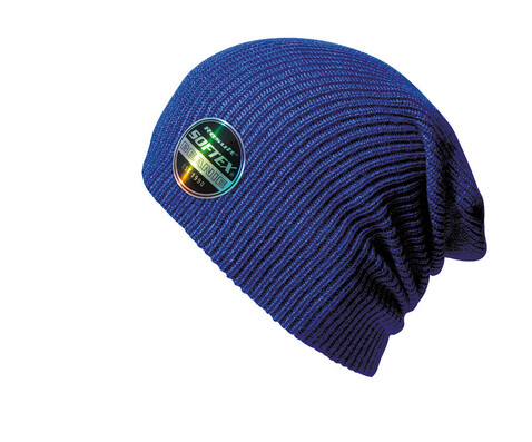 Result Caps Softex Beanie, Reflex Blue, One Size bedrucken, Art.-Nr. 031343080