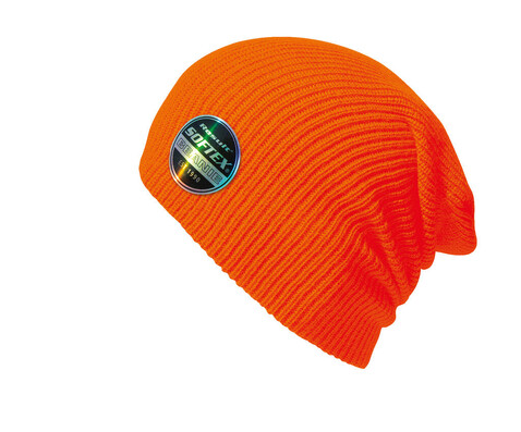 Result Caps Softex Beanie, Fluorescent Orange, One Size bedrucken, Art.-Nr. 031344050